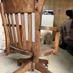 Vintage Oak Chair
