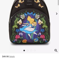 Alice In Wonderland Loungefly Backpack NEW 