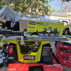 RYOBI ONE+ HP 18V Brushless  8-1/4 in. Compact Portable Jobsite Table Saw