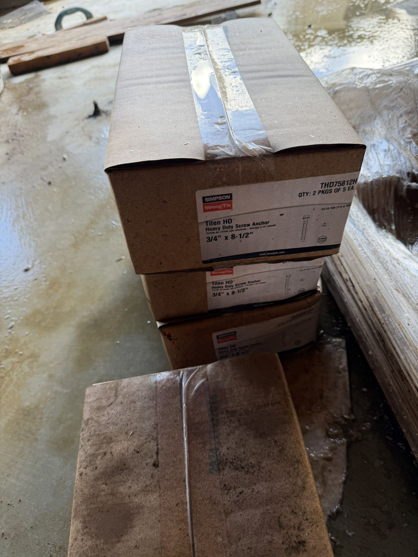 3/4” X 8 1/2” Simpson Bolts