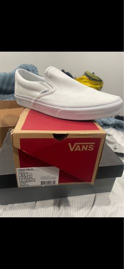 White Vans 9.5
