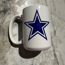 15oz Dallas Cowboy Double Sided Coffee Mug