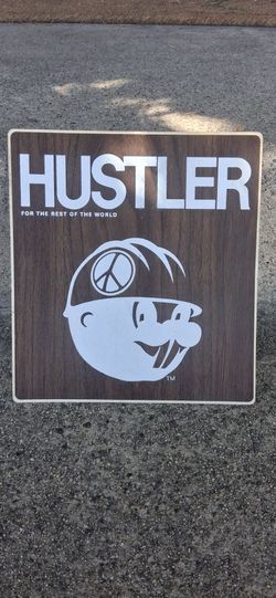 Hustler 1980s vintage vinyl sticker $3 EACH