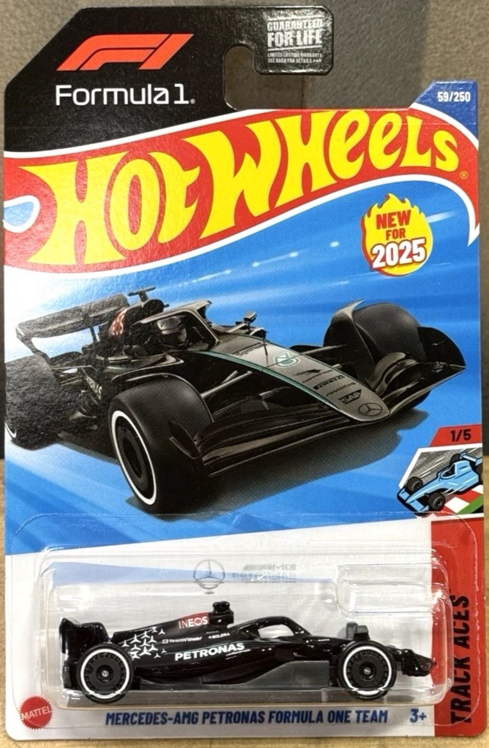 2025 Hot Wheels Mercedes-AMG Petronas Formula 1 One Team Mainline