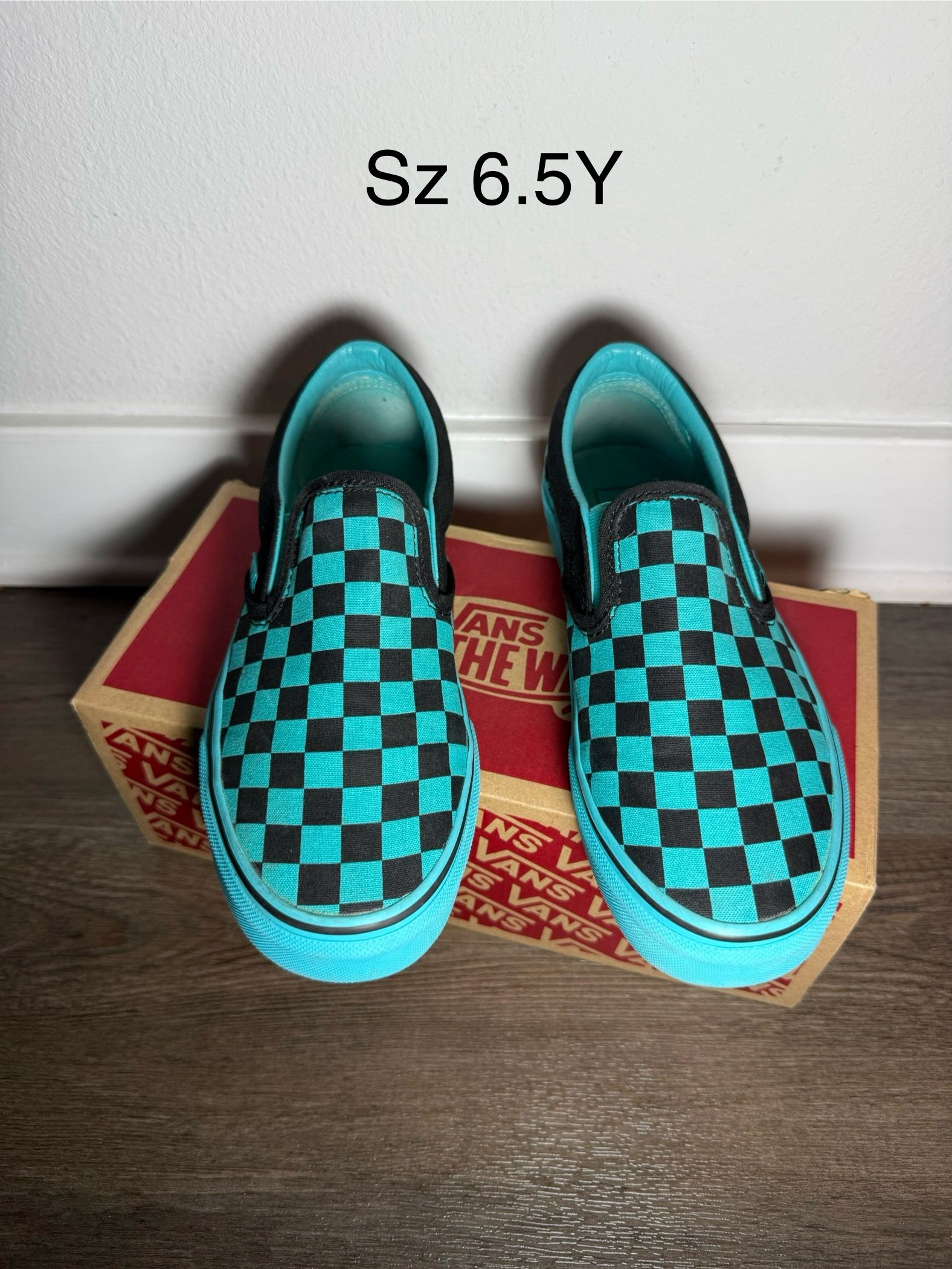 Vans Checker Slip Ons