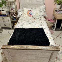 Twin Bed With Night Stand