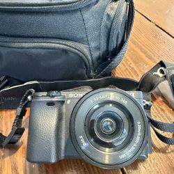 Sony Alpha a6300 Mirrorless Camera with 16-50mm Lens, Black