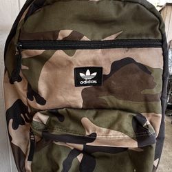 Adidas Camo Print Backpack In Fantastic Condition 