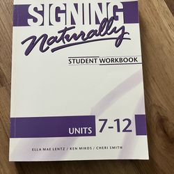 Signing Naturally Student Work