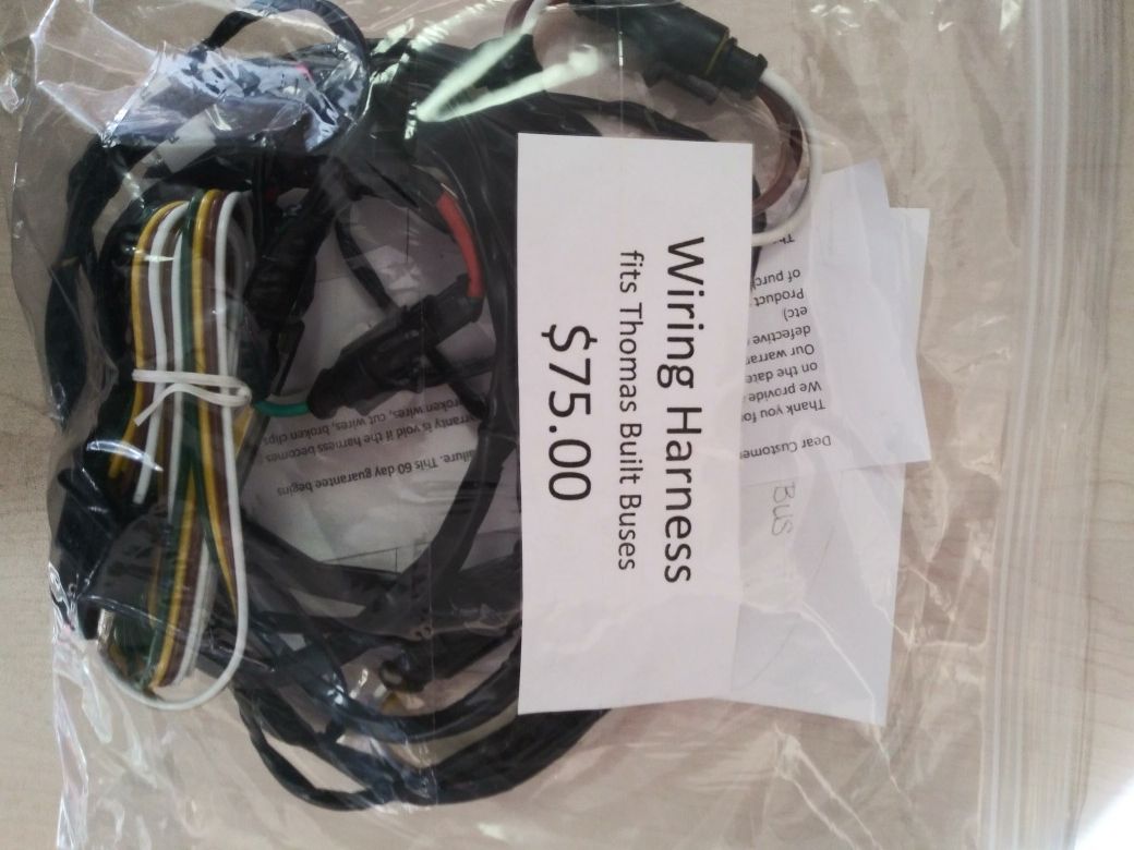 School bus tow harness