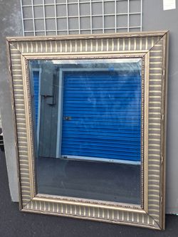 Hitchcock-Butterfield 36-in x 30-in Antique Silver Rectangular Framed Mirror