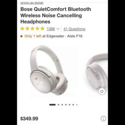 Bose Quietcomfort Noise Canceling Headphones 
