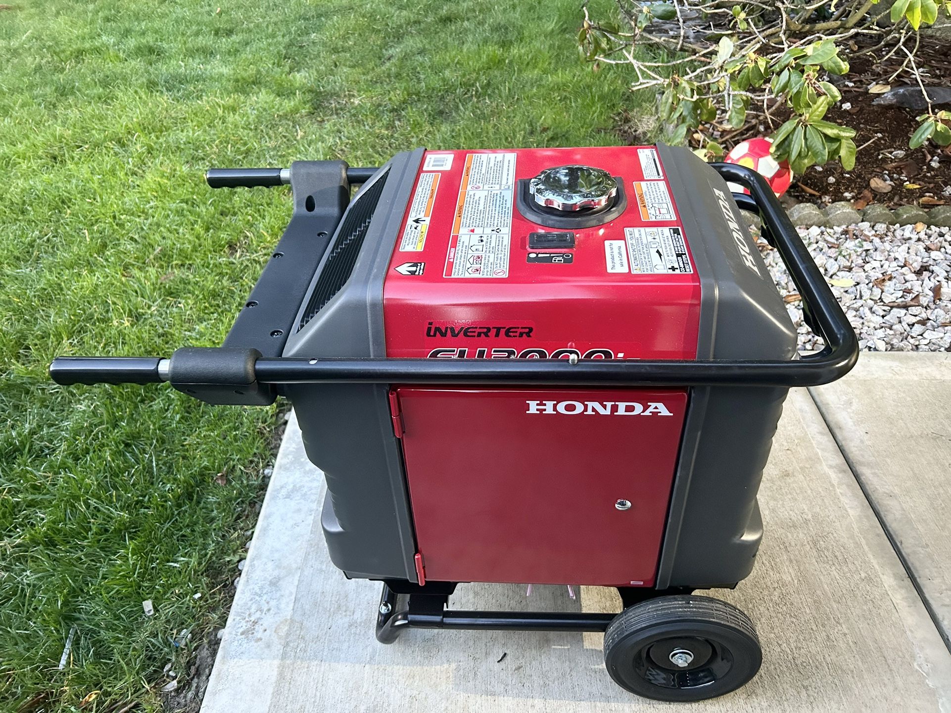 Honda eu3000is Generator Works Great With Wheel Kit
