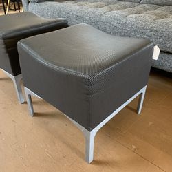 Carbon Square Footstool 
