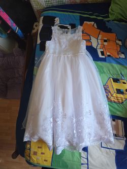 First Communion Dress and accessories