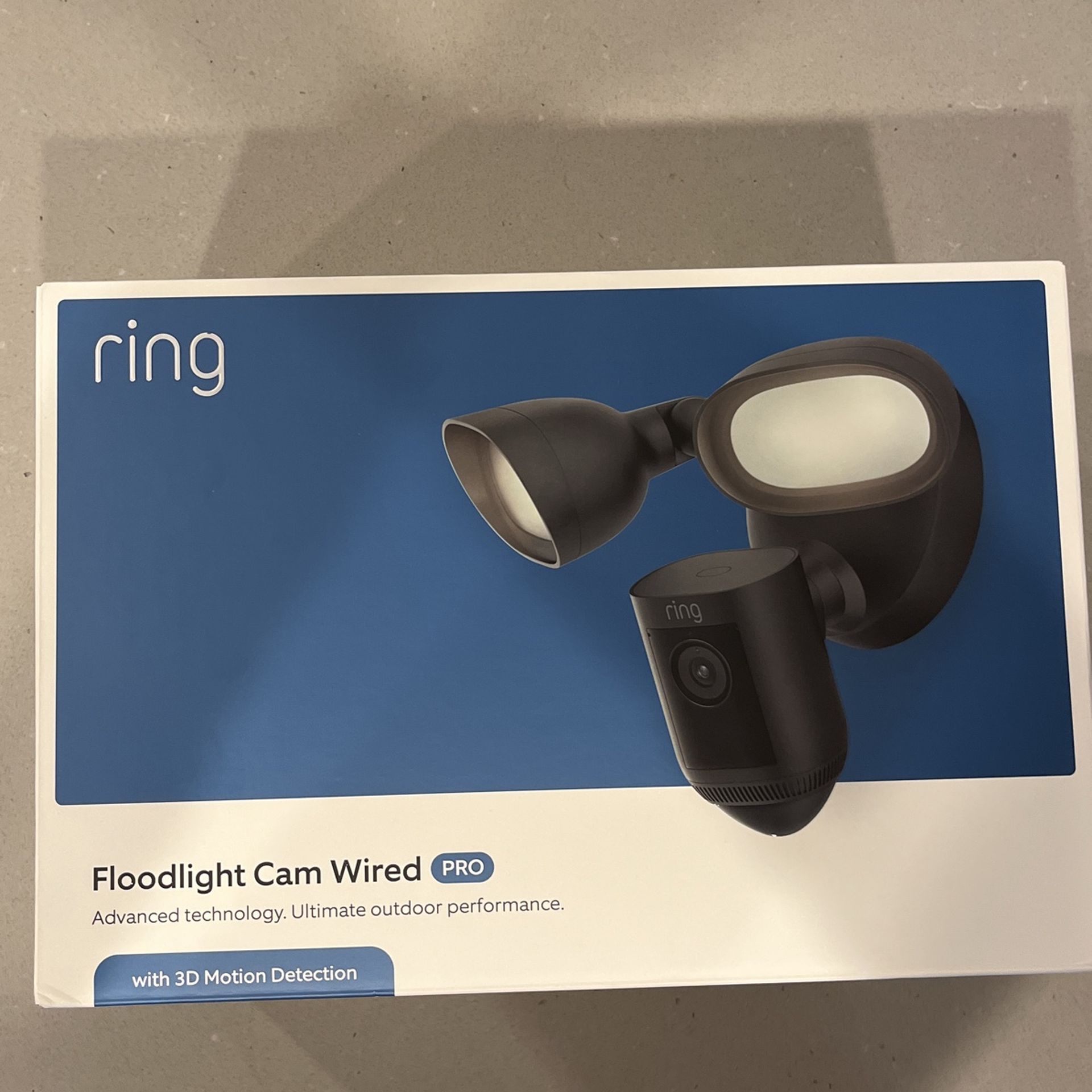 Ring Floodlight Cam Wired Pro (Black)