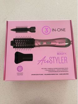 NEW Cortex Beauty AirStyler 3-in-1 Hot Air Brush Set