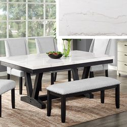 Brand New! 6pc Dining Room Set 😍/ Take It home with Only $39down/ Hablamos Español Y Ofrecemos Financiamiento 🙋🏻‍♂️ 