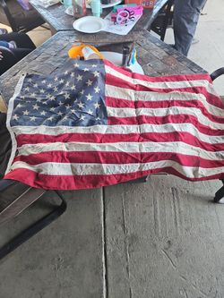 Vintage 50 star American flag 33 " x 5 '