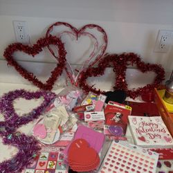 St. Valentine’s Day Decor And Activities Hearts Holiday OBO