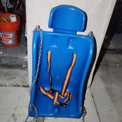 Full support Swing Seat with Pommel, headrest and brand new straps and harness