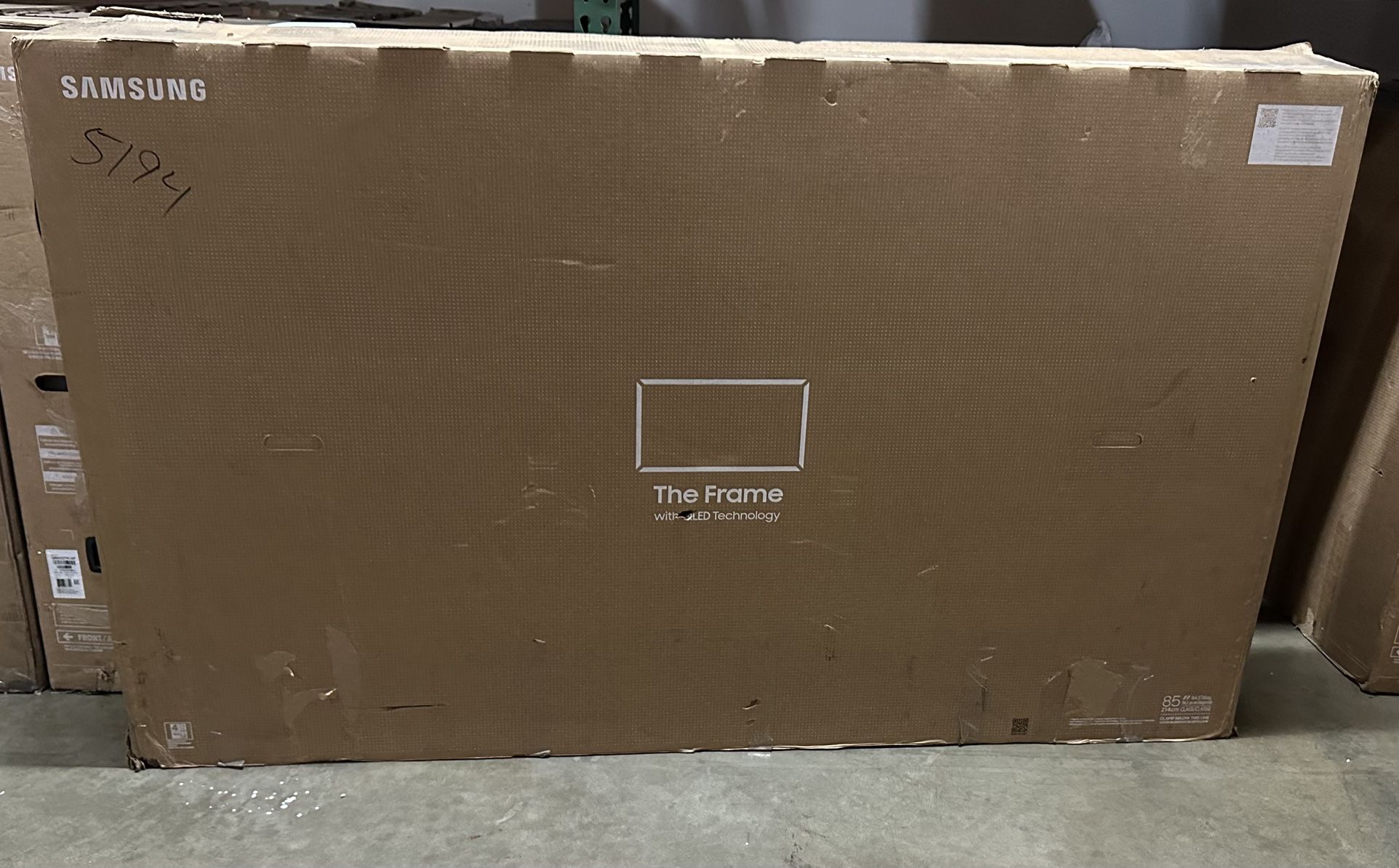 Samsung 8-Inch Class QLED 4K LS03D The Frame Series Quantum HDR Smart TV w/Dolby Atmos, Art Mode, Anti-Reflection, Customizable Frame, Slim Fit Wall