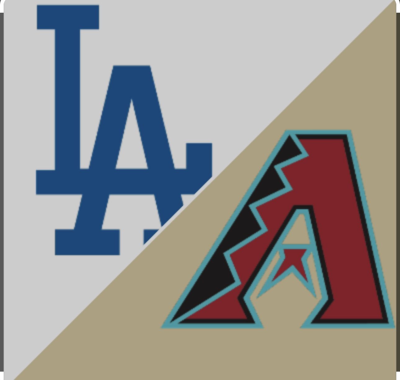 Dbacks Vs Dodgers. 