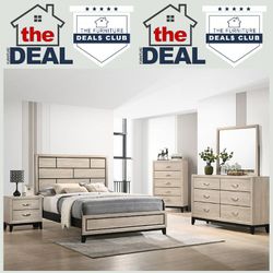 4-PIECE BEDROOM SET: CLEARANCE