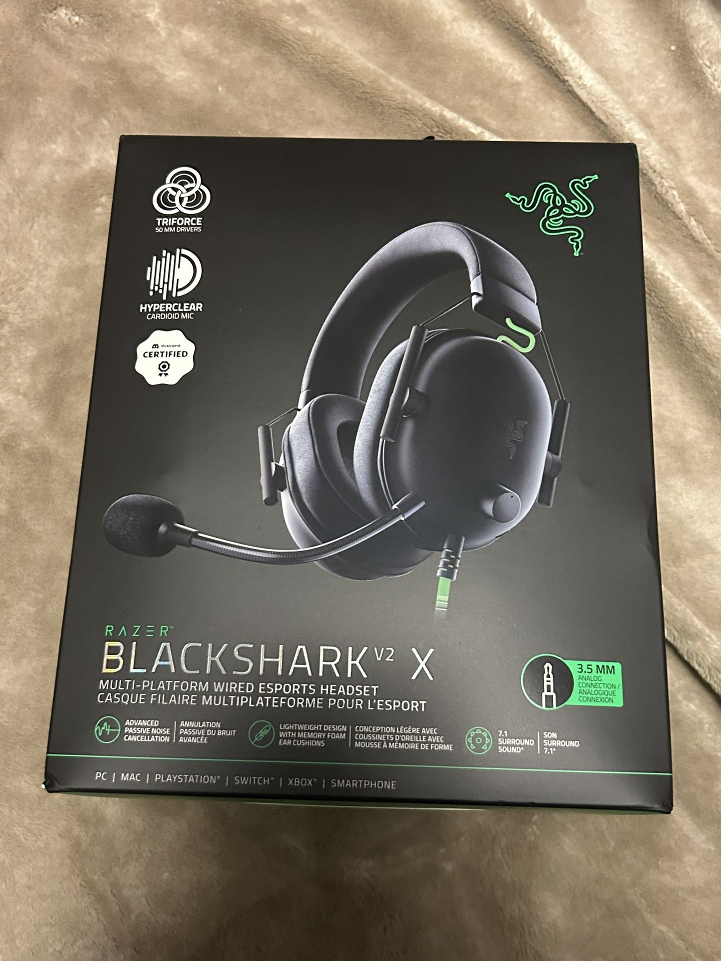 Razer Blackshark X Wired Headphones