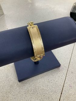 14k ID Plate Bracelet