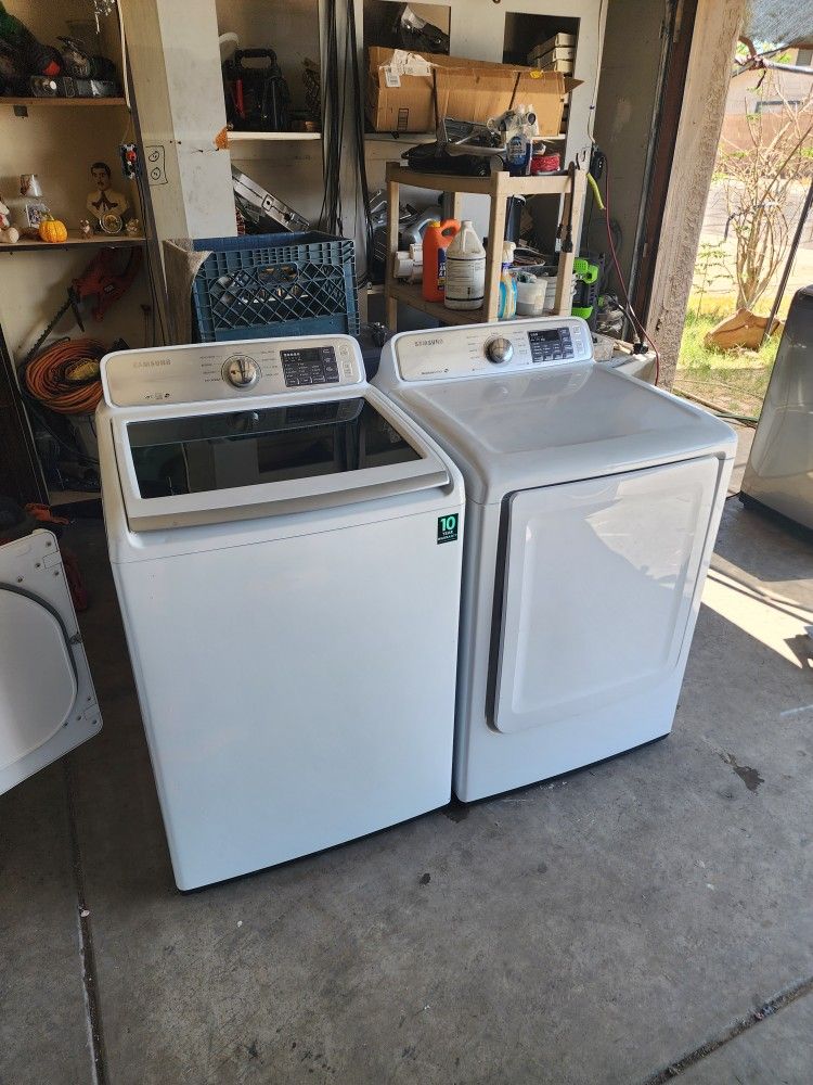 Samsung Washer And Electric Dryer Large Capacity