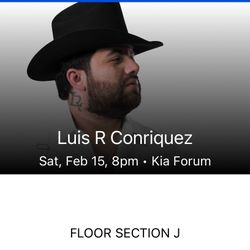 LUIS R TICKETS FEB 15 8pm
