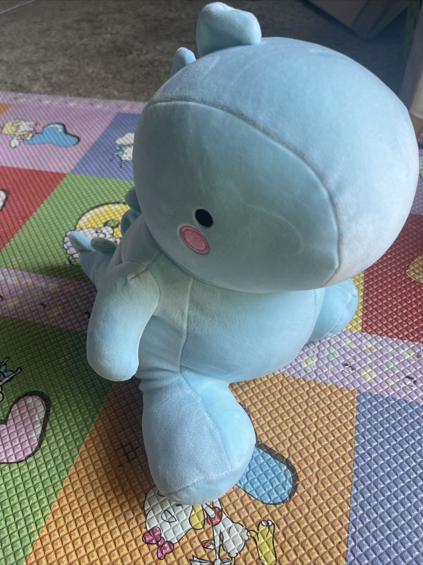 Blue Dinosaur Plush Soft Stuffed Animal Toy Japanese