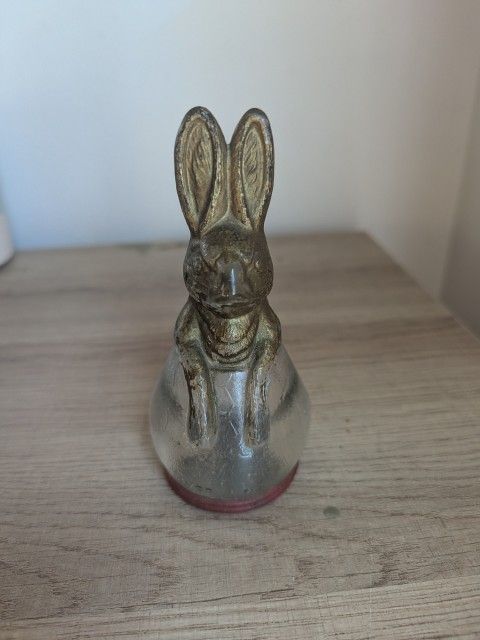 Antique Glass Rabbit