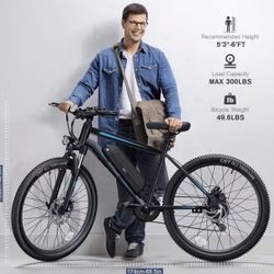 TotGuard Electric Bike, 27.5" Electric Bike for Adults 500W Ebike 21.6MPH Adult Electric Bicycles Electric Mountain Bike,48V 499WH Removable Lithium B