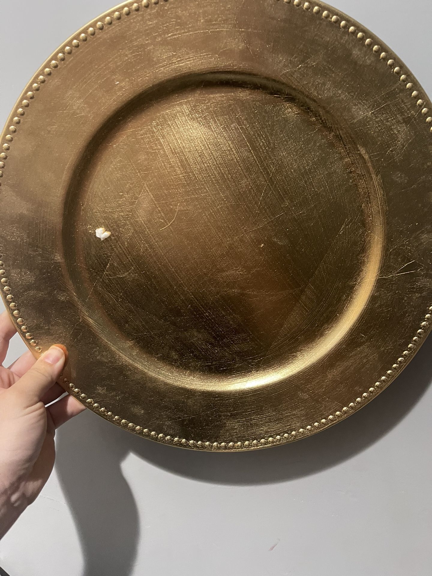 Gold Plastic Plates