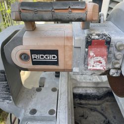 Ridgid wet saw with stand and diamond blade