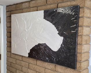 29"x58"  Textured Artwork Wall Art Painting