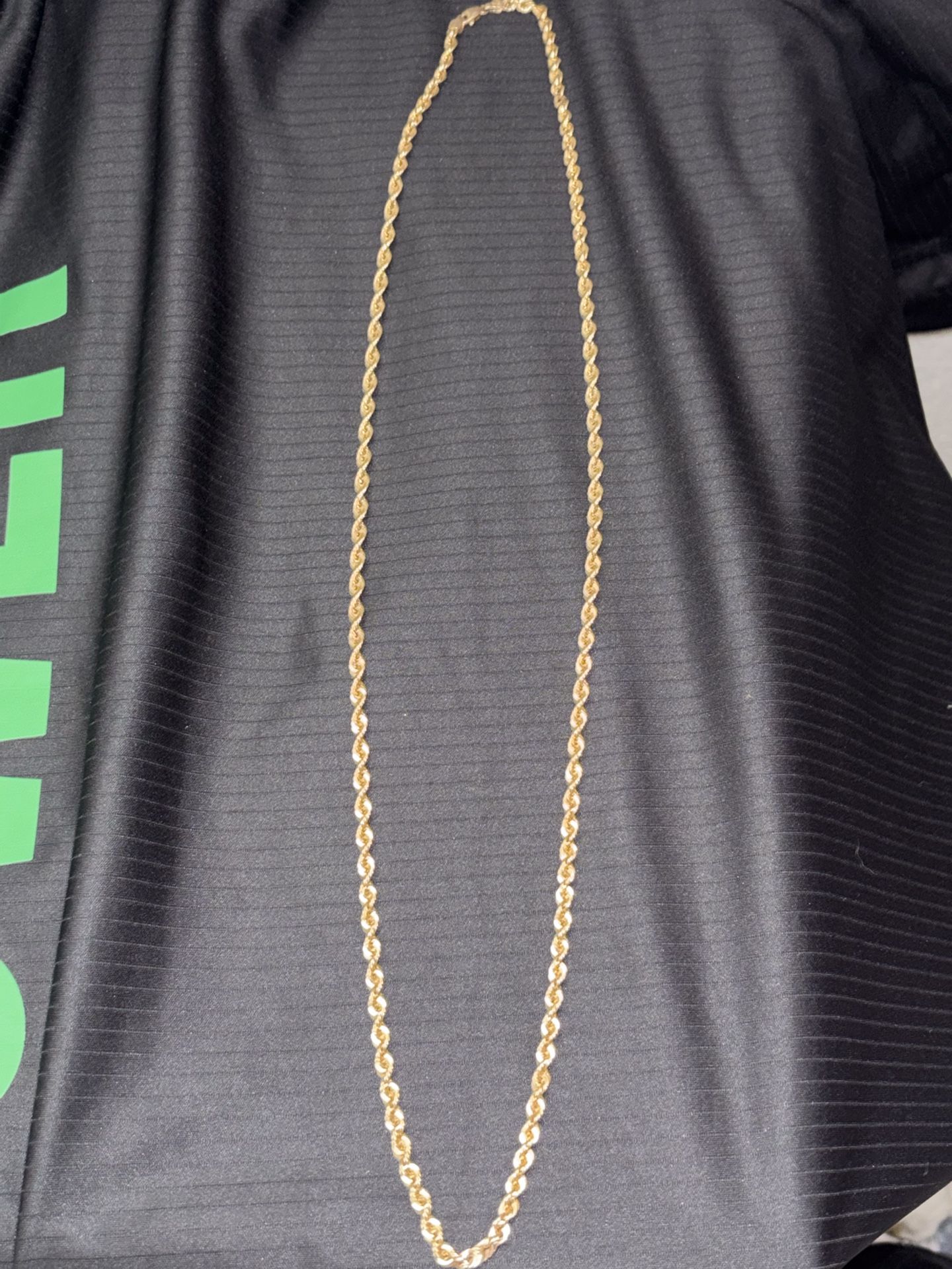 10k Gold Rope Chain 
