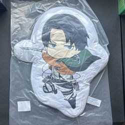 Attack on Titan Levi Ackerman Chibi Plush Pillow Good Smile Nendoroid Series