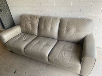 Nice leather couches