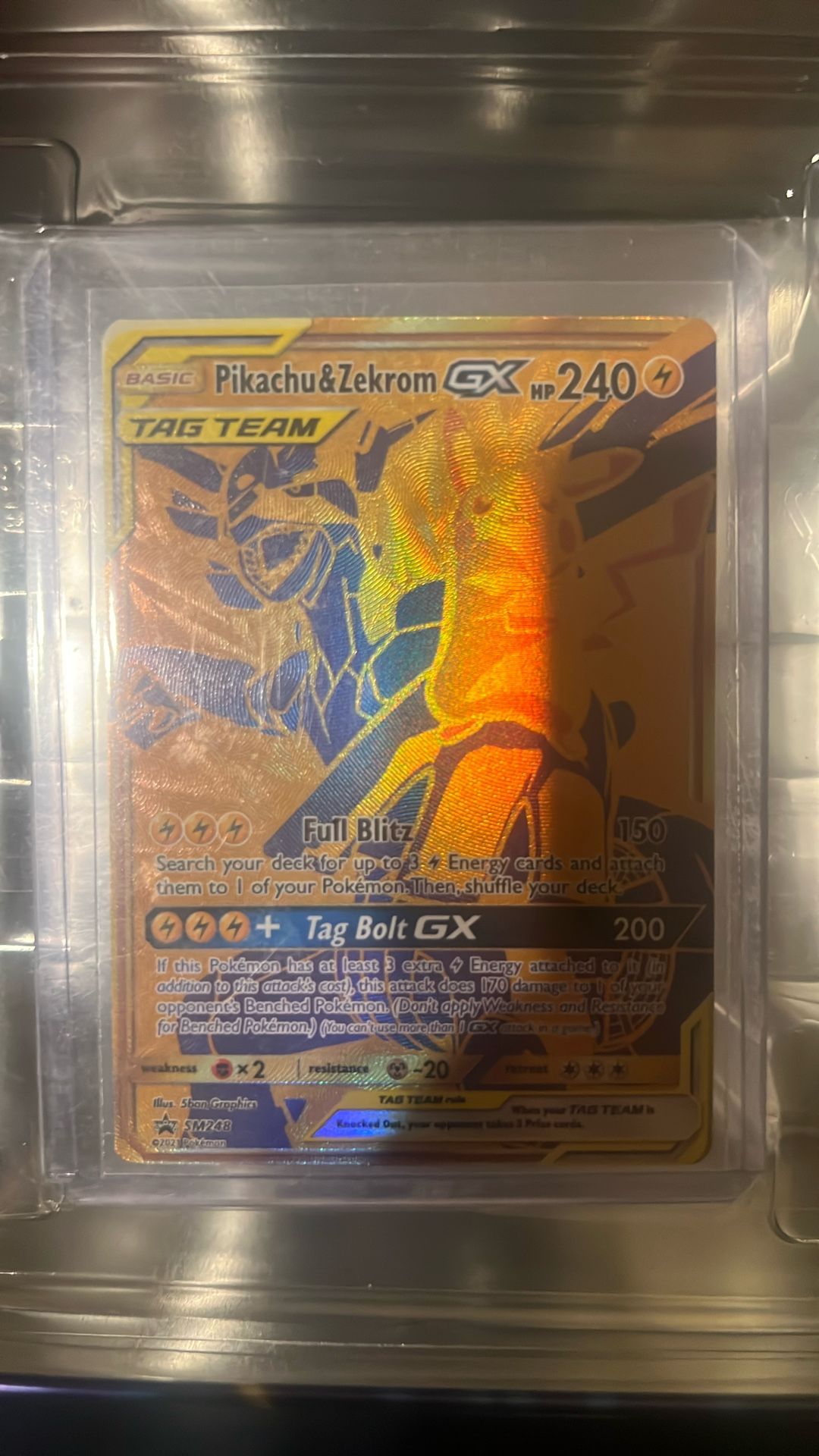 Pikachu & Zekrom GX  SM248 
