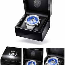Michael Jordan Limited Edition Fingerprint Chronograph Watch – Collector’s Piece in Luxury Box