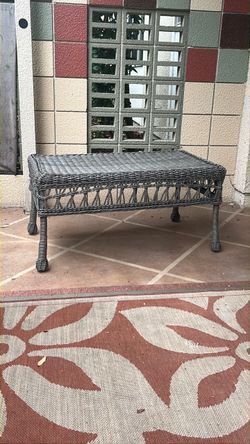Woven Wicker  Coffee table