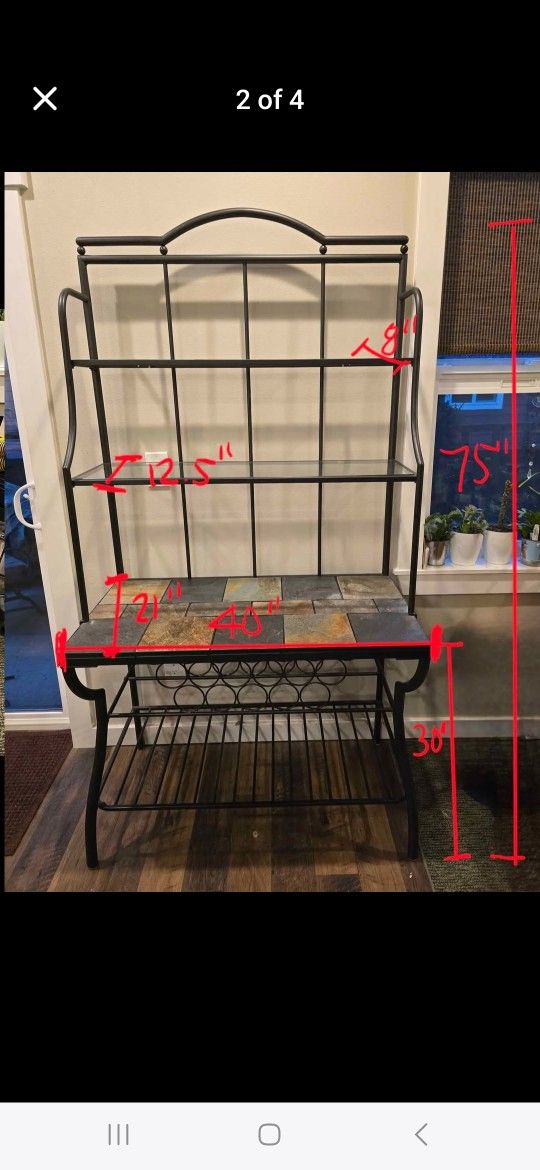 Bakers Rack Or Coffee Bar