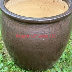 Big ceramic flower pot 