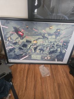 Starwars Empire Strikes Back Poster Print