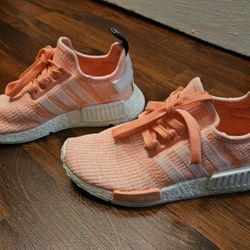 Women's Adidas Pink Sneakers Shoes (Size 5)