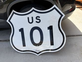 US 101 Route Plaque For Man Cave (Hesperia Ca )