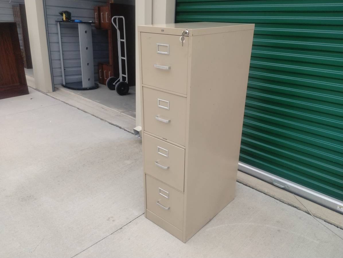 4 Drawer Metal File Cabinet - Made by HON!